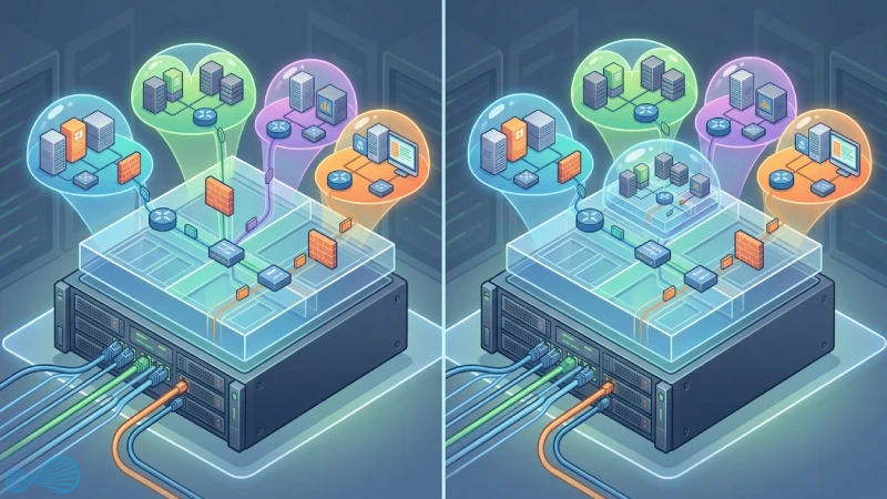 انواع روش‌های مجازی سازی شبکه