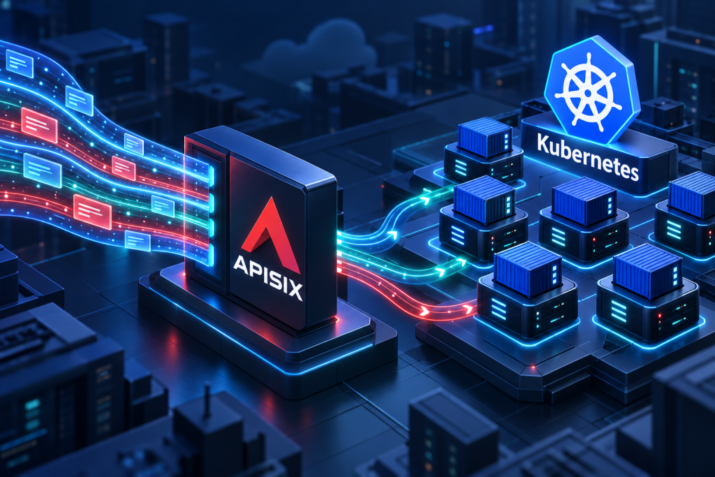 APISIX روی Kubernetes برای مسیریابی درخواست‌ها و مدیریت ترافیک API