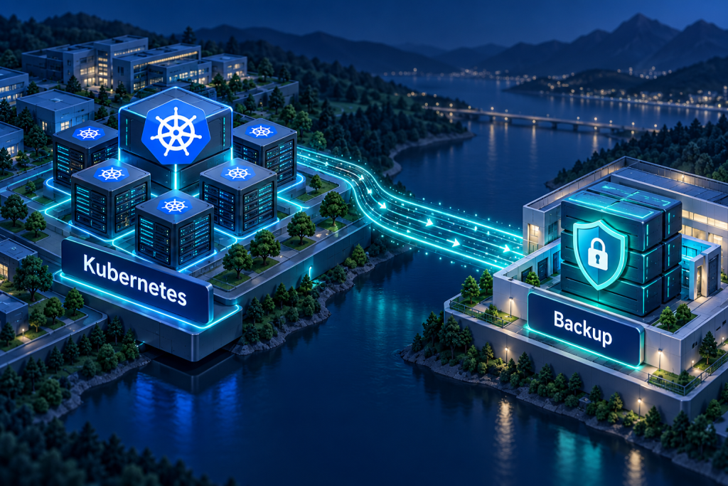 بک‌آپ‌گیری از کلاستر Kubernetes و انتقال نسخه پشتیبان به مخزن مستقل